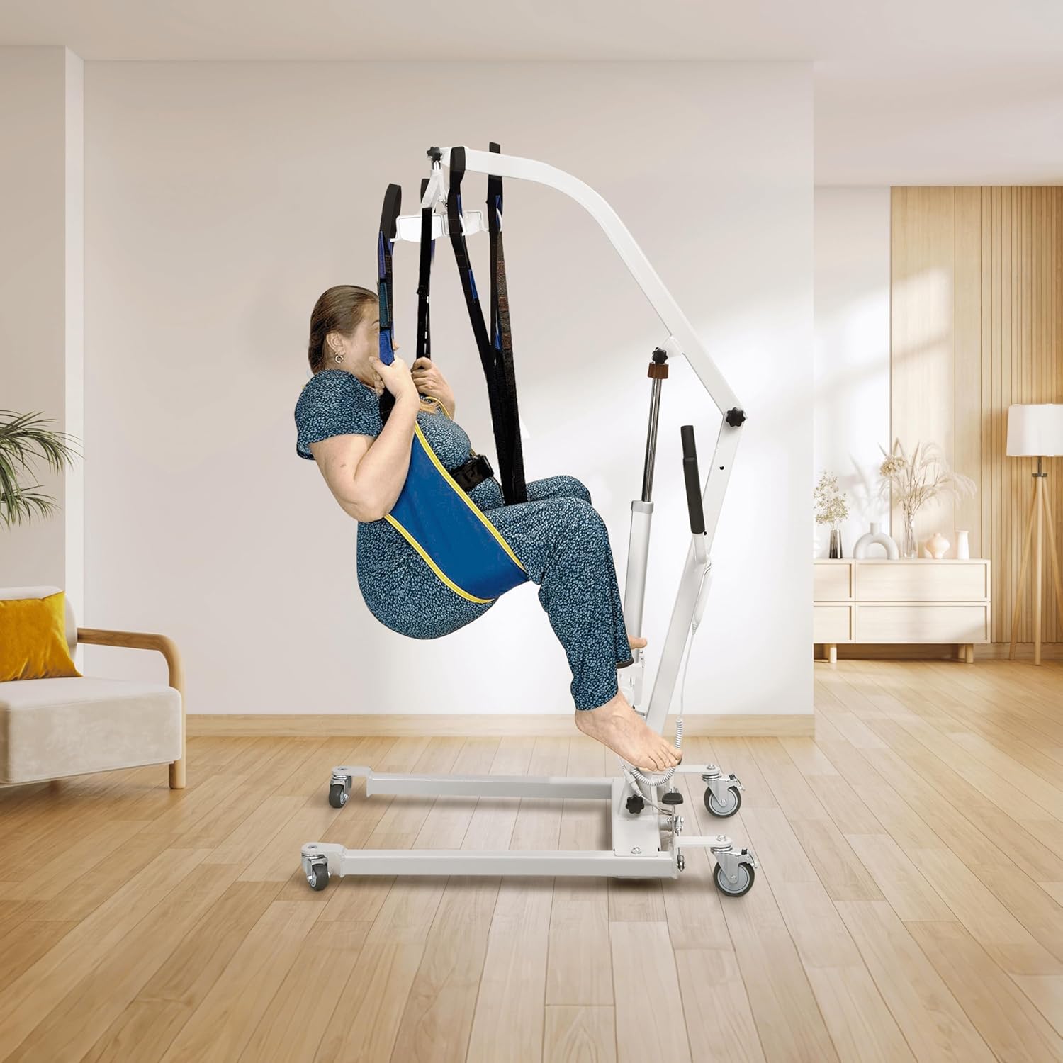 Lift Sling for Toileting with Torso Belt, Transfer Sling for Elderly Individuals,FSA HSA, Post-Surgery Patients and People with Disabilities, Medical Belt for Lifting Patients, Toilet Assistance - Image 5