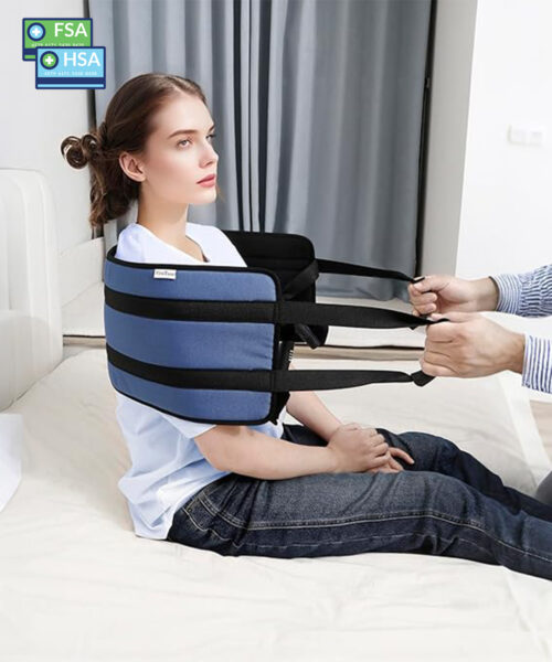 Transfer Sling for Patient Lift with Soft Ergonomic Handle,FSA HSA, Gait Belt for Seniors, Transfer Belt for Elderly and Disabled, Medical Equipment (50.6 x 9.3 inch)