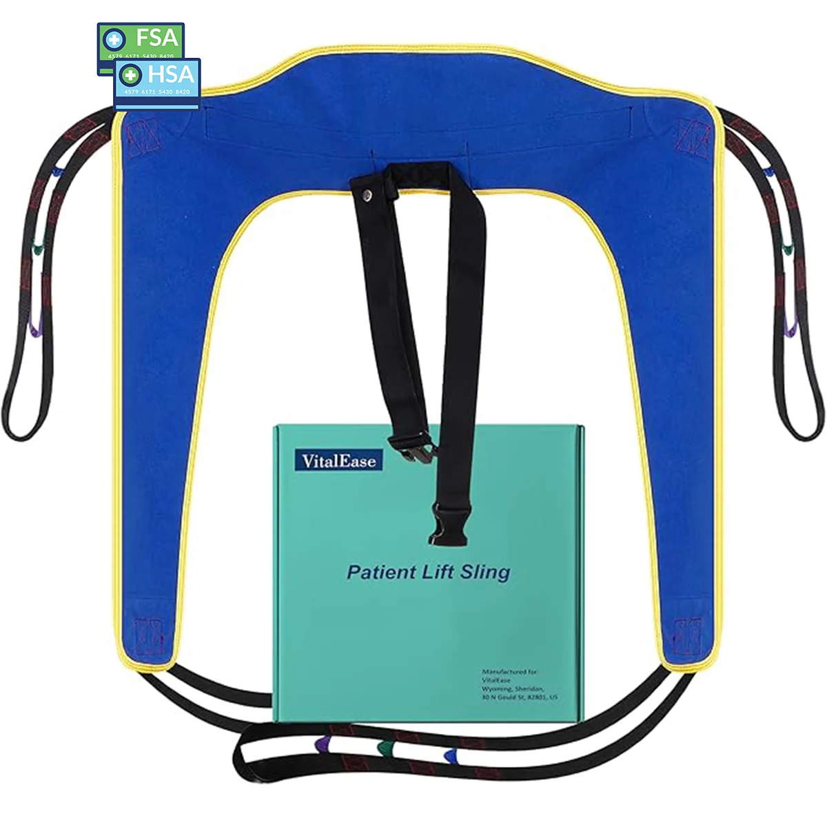 Lift Sling for Toileting with Torso Belt, Transfer Sling for Elderly Individuals,FSA HSA, Post-Surgery Patients and People with Disabilities, Medical Belt for Lifting Patients, Toilet Assistance