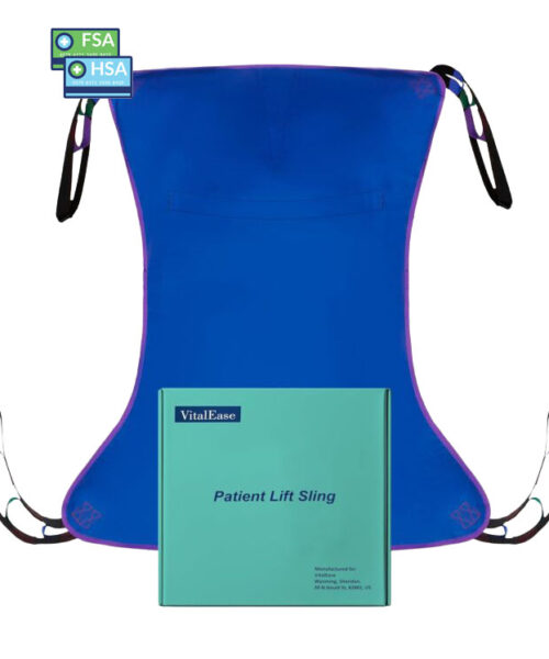 Solid Full-Body Sling for Elderly and Disabled,FSA HSA, Polyester Lift Pad for Lifting Patients-Safe & Versatile- Max Weight 600 lb